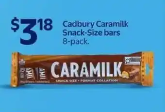 Walmart Cadbury Caramilk Snack-Size bars 8-pack offer