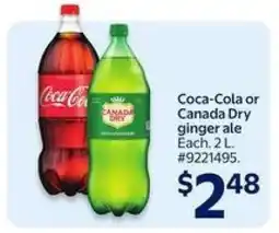Walmart Coca-Cola or Canada Dry Ginger Ale offer