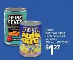 Walmart Heinz Beans or Pasta offer