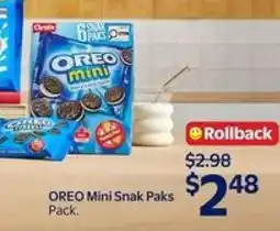Walmart Oreo Mini Snak Paks offer