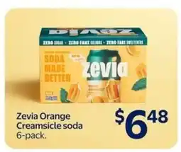 Walmart Zevia Orange Creamsicle soda offer