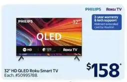 Walmart 32 HD QLED Roku Smart TV offer
