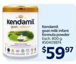 Walmart Kendamil goat milk infant formula powder offer