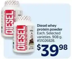 Walmart Diesel whey protein powder offer