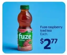Walmart Fuze raspberry iced tea offer