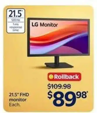 Walmart LG Monitor offer
