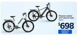 Walmart Phoenix adults' 27.5 electric bike offer