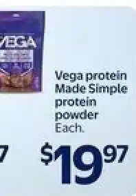 Walmart Vega protein Made Simple protein powder offer