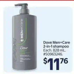 Walmart Dove Men+Care 2-in-1 shampoo offer
