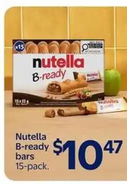 Walmart Nutella B-Ready Bars offer