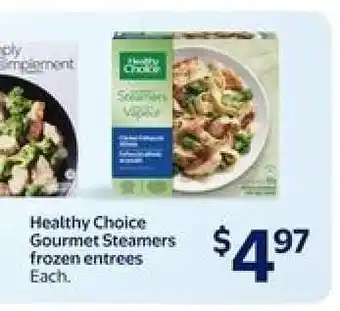 Walmart HEALTHY CHOICE GOURMET STEAMERS offer