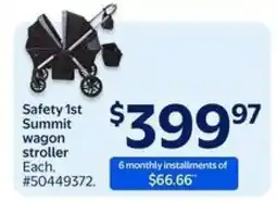 Walmart Safety 1st Summit Wagon Stroller offer