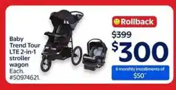 Walmart Baby Trend Tour LTE 2-in-1 Stroller Wagon offer