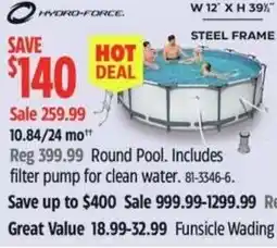 Canadian Tire Round Pool offer