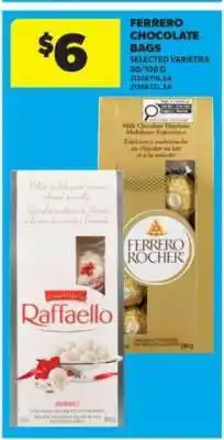 Real Canadian Superstore Ferrero Chocolate Bags offer