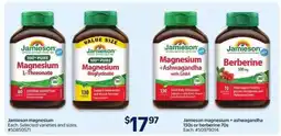 Walmart Jamieson Magnesium and Berberine offer