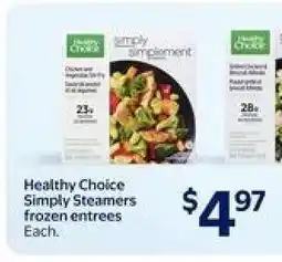 Walmart Healthy Choice Simply Steamers Frozen Entrees offer