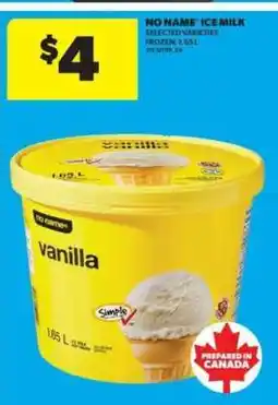 Real Canadian Superstore NO NAME ICE MILK offer