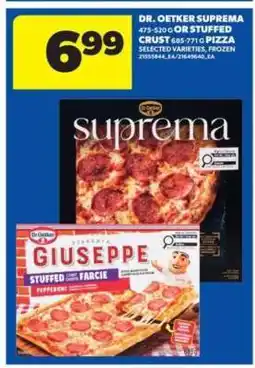 Real Canadian Superstore Dr. Oetker Suprema or Stuffed Crust Pizza offer
