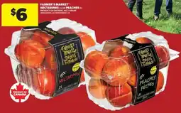 Real Canadian Superstore Farmer's Market Nectarines or Peaches offer