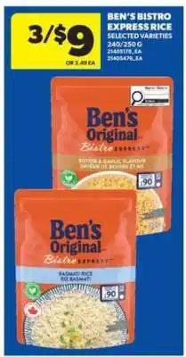 Real Canadian Superstore BEN'S BISTRO EXPRESS RICE offer
