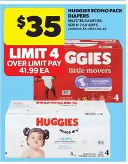 Real Canadian Superstore Huggies Econo Pack Diapers offer