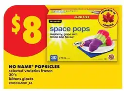 No Frills NO NAME POPSICLES offer