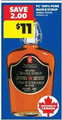Real Canadian Superstore PC 100% PURE MAPLE SYRUP offer
