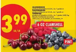 No Frills Blueberries, Raspberries, or Cherries offer