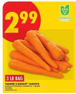No Frills FARMER'S MARKET CARROTS offer