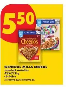 No Frills General Mills Cereal offer