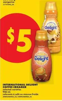 No Frills International Delight Coffee Creamer offer