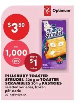 No Frills PILLSBURY TOASTER STRUDEL offer