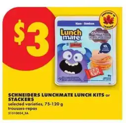 No Frills SCHNEIDERS LUNCHMATE LUNCH KITS or STACKERS offer