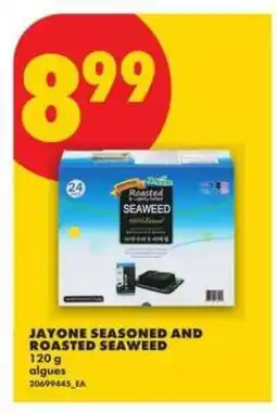 No Frills Jayone Seasoned and Roasted Seaweed offer