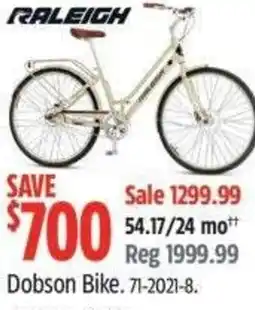 Canadian Tire RALEIGH Dobson Bike offer