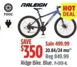 Canadian Tire Ridge Bike. Blue. offer