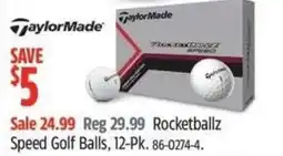 Canadian Tire Rocketballz Speed Golf Balls offer