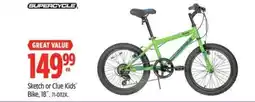 Canadian Tire Supercycle sketch or clue kids' bike offer
