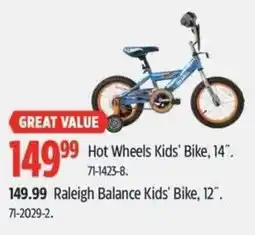 Canadian Tire Raleigh Balance Kids' Bike, 12" offer