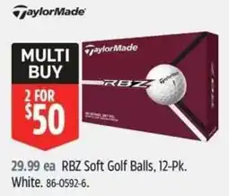 Canadian Tire TaylorMade RBZ Soft Golf Balls, 12-Pk. White offer