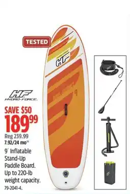 Canadian Tire Inflatable Stand-Up Paddle Board offer