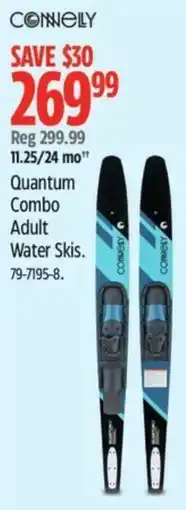 Canadian Tire CONNELY Quantum Combo Adult Water Skis offer