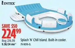 Canadian Tire Intex splash 'n' chill island. built-in cooler offer