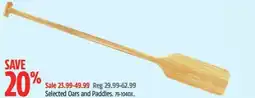 Canadian Tire Selected Oars and Paddles offer