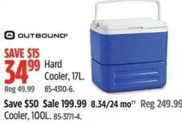 Canadian Tire OUTBOUND Hard Cooler offer