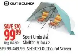 Canadian Tire OUTBOUND Sport Umbrella offer