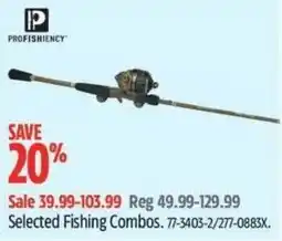 Canadian Tire Selected Fishing Combos offer