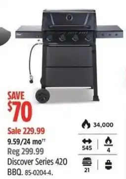 Canadian Tire Discover Series 420 BBQ offer