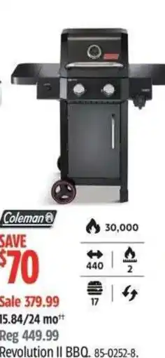 Canadian Tire Coleman revolution ii bbq offer
